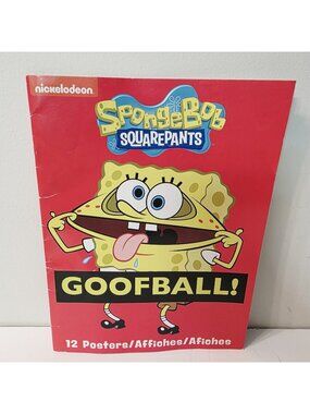 2020 Nickelodeon SpongeBob Squarepants Goofball! 12 8 x 10 Posters Pages Book